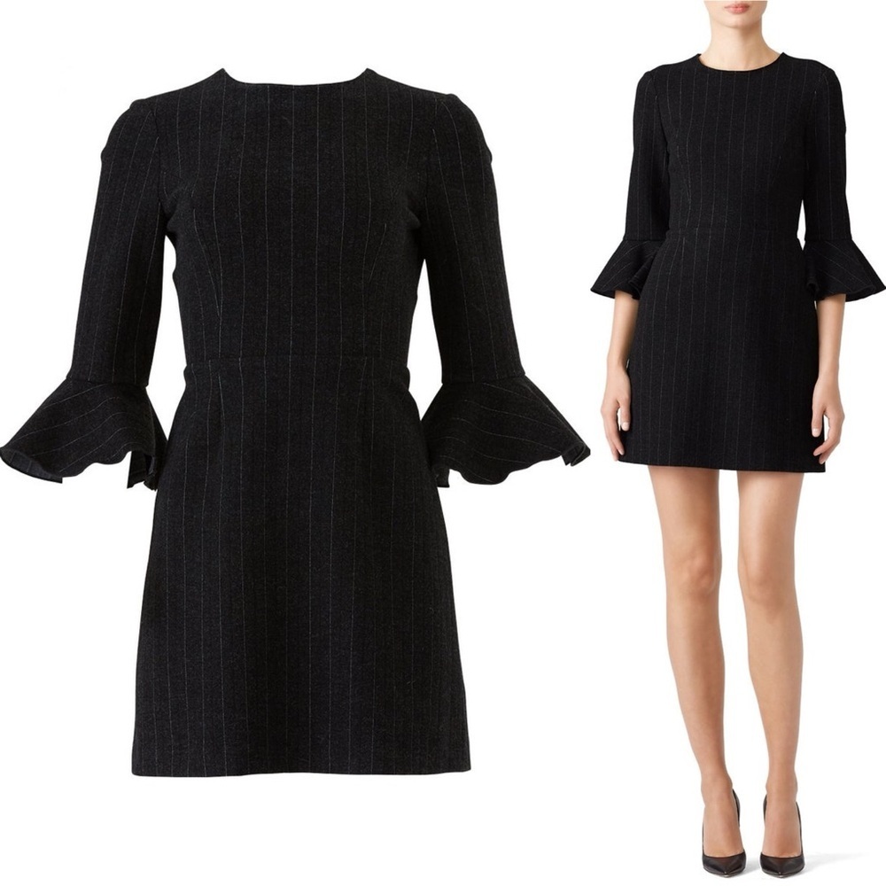 SAYLOR Pin Striped Constance Mini Dress Womens size S